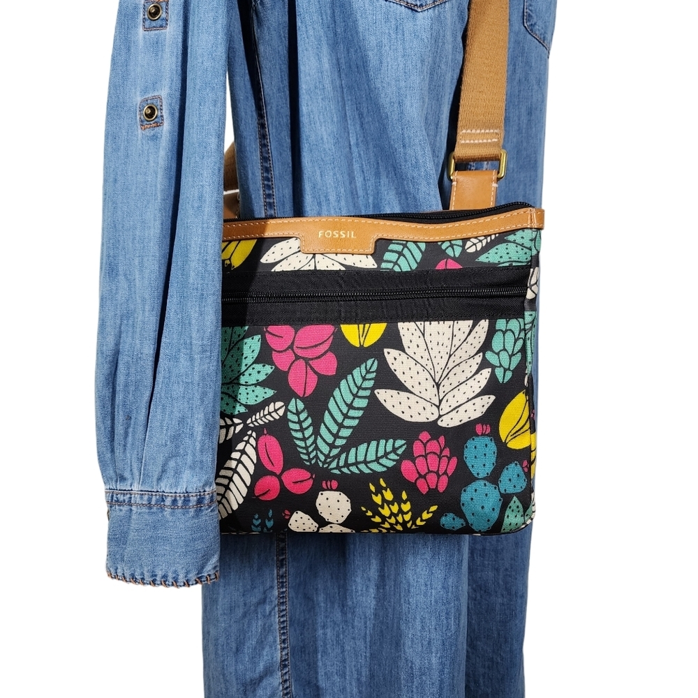 FOSSIL FLORAL CROSSBODY BAG - Picture 3 of 9